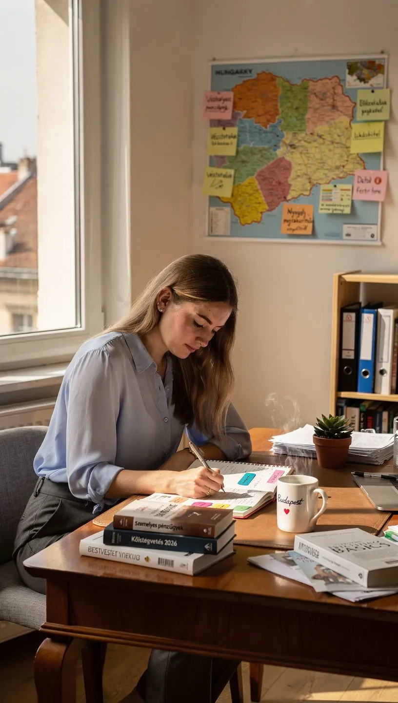 Könyvajánló kép, amely bemutatja a legjobb személyes pénzügyi könyveket magyar nyelven.