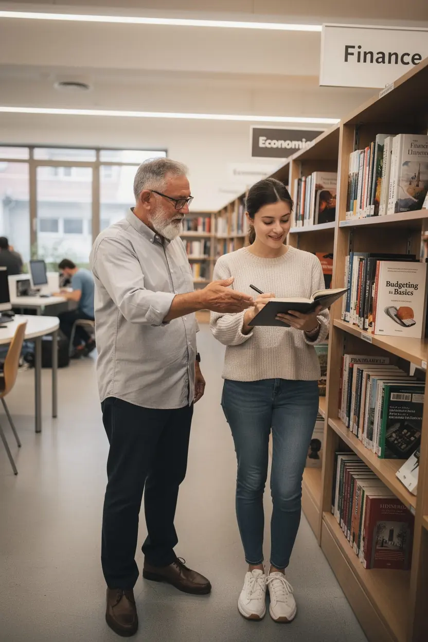 Költségvetési tippjeik megosztása egy helyi szakértő által, aki a pénzügyi tudatosságról beszél.
