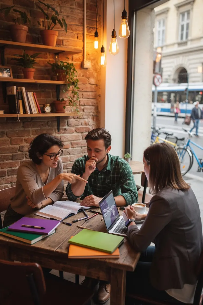 Pénzügyi tudatosságot fejlesztő workshop képe, ahol résztvevők tanulnak a pénzgazdálkodásról.